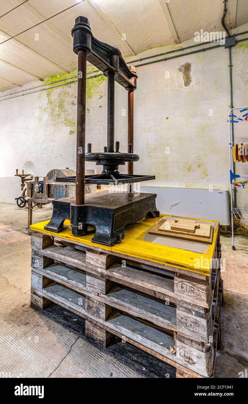 Italie Veneto Cartiera di vas - Archéologie industrielle - ex Banque D'Images