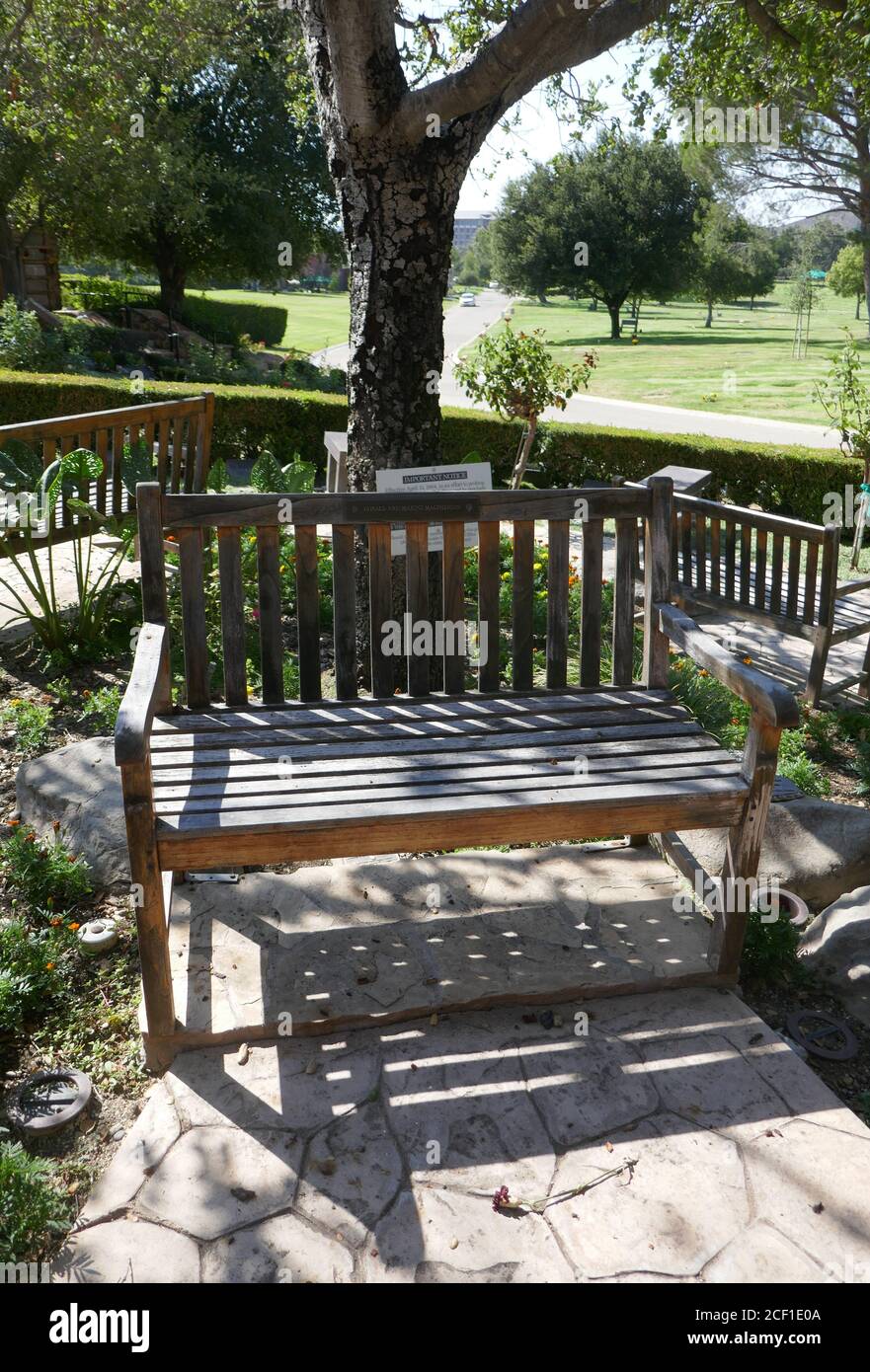 Westlake Village, Californie, États-Unis 2 septembre 2020 UNE vue générale de l'atmosphère du Pierce Brothers Valley Oaks Memorial Park le 2 septembre 2020 à Westlake Village, Californie, États-Unis. Photo par Barry King/Alay stock photo Banque D'Images