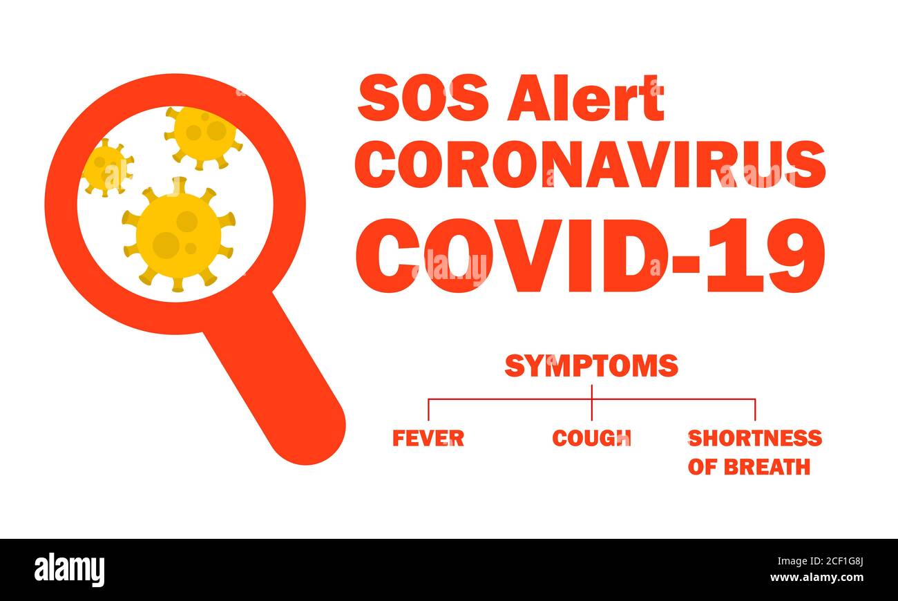 Symptômes du coronavirus. Épidémie de coronavirus en Chine. Risque pour la santé publique. La lutte contre le coronavirus. Coronavirus chinois Wuhan 2019-nCoV. Grippe asiatique Illustration de Vecteur