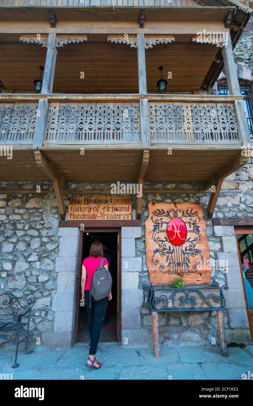 Vieille ville de Dilijan, province de Tavush, Arménie, Moyen-Orient Banque D'Images