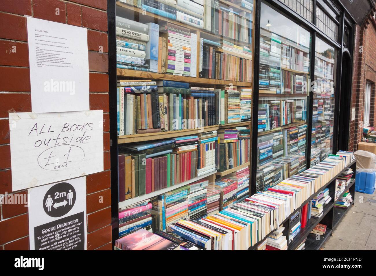 Hurlingham Bookshop, Ranelagh Gardens, Fulham High Street, Londres, SW6, Royaume-Uni Banque D'Images