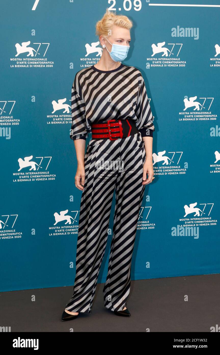 Venise, Italie. 02 septembre 2020. Cate Blanchett au jury photocall de la Biennale de Venise 2020/77e Festival International du film de Venise au Palazzo del Casino. Venice, 02.09.2020 | usage Worldwide Credit: dpa/Alay Live News Banque D'Images