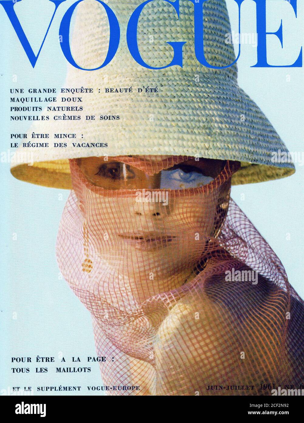 Couverture Vogue 1930 Banque D'Images
