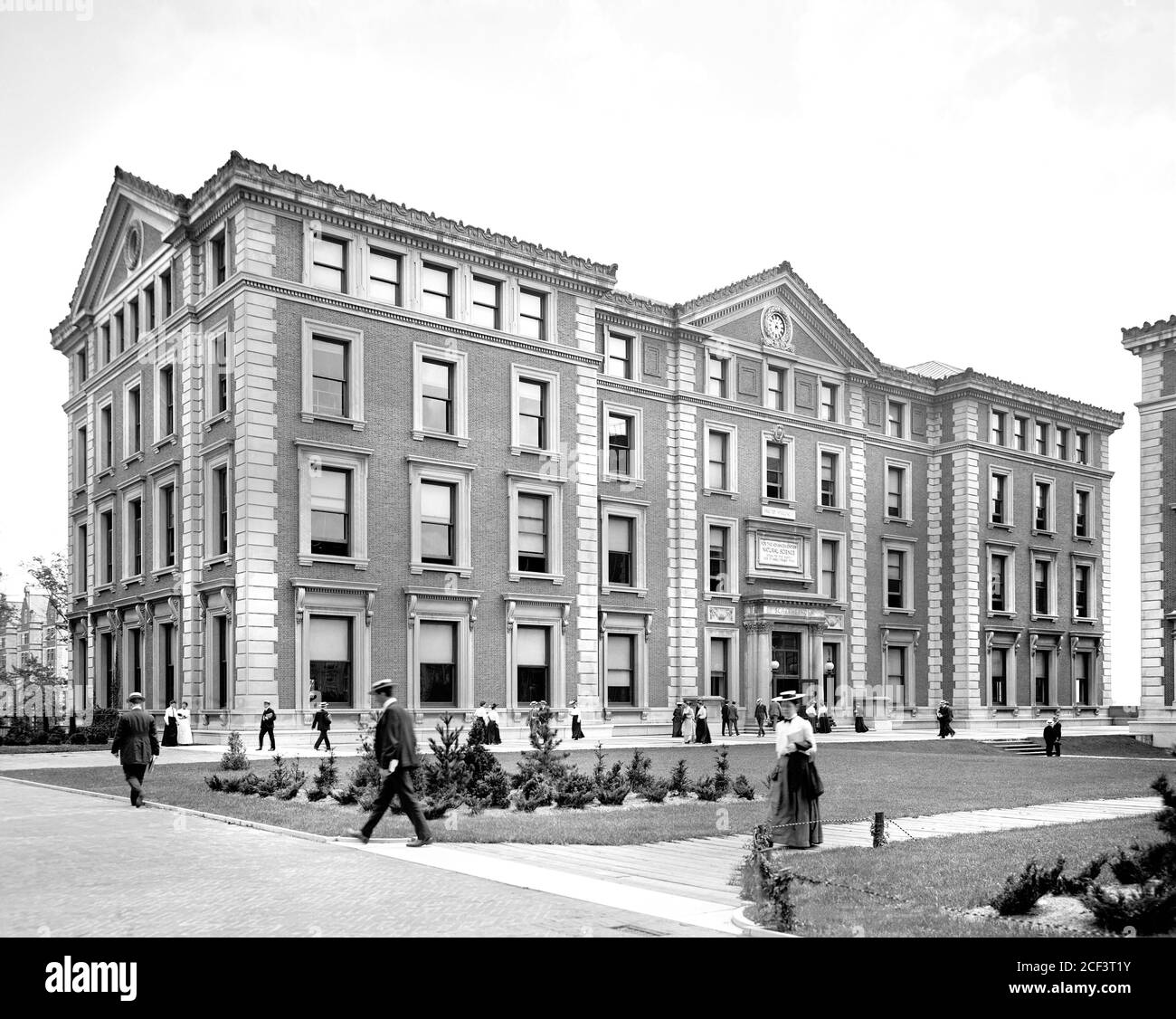 Schermerhorn Hall, Columbia University, New York City, New York, Etats-Unis, Detroit Publishing Company, 1900 Banque D'Images