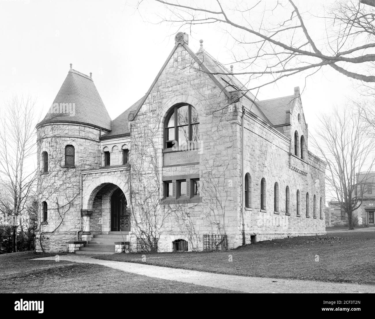 Clark Hall, Williams College, Williamstown, Massachusetts, États-Unis, Detroit Publishing Company, 1904 Banque D'Images