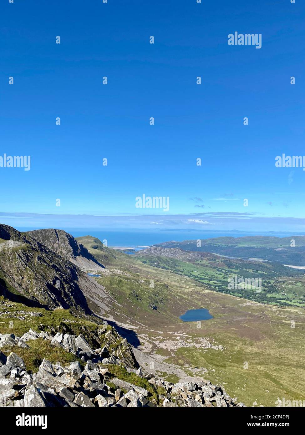 La montagne Cadair Idris au nord du pays de Galles, qui fait partie du parc national de Snowdonia et est proche de la boucle Mach Banque D'Images