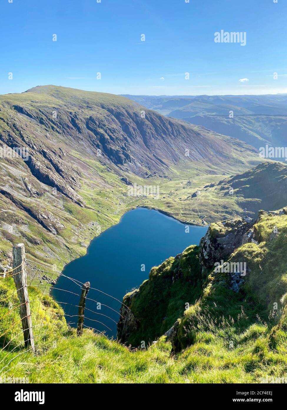 La montagne Cadair Idris au nord du pays de Galles, qui fait partie du parc national de Snowdonia et est proche de la boucle Mach Banque D'Images