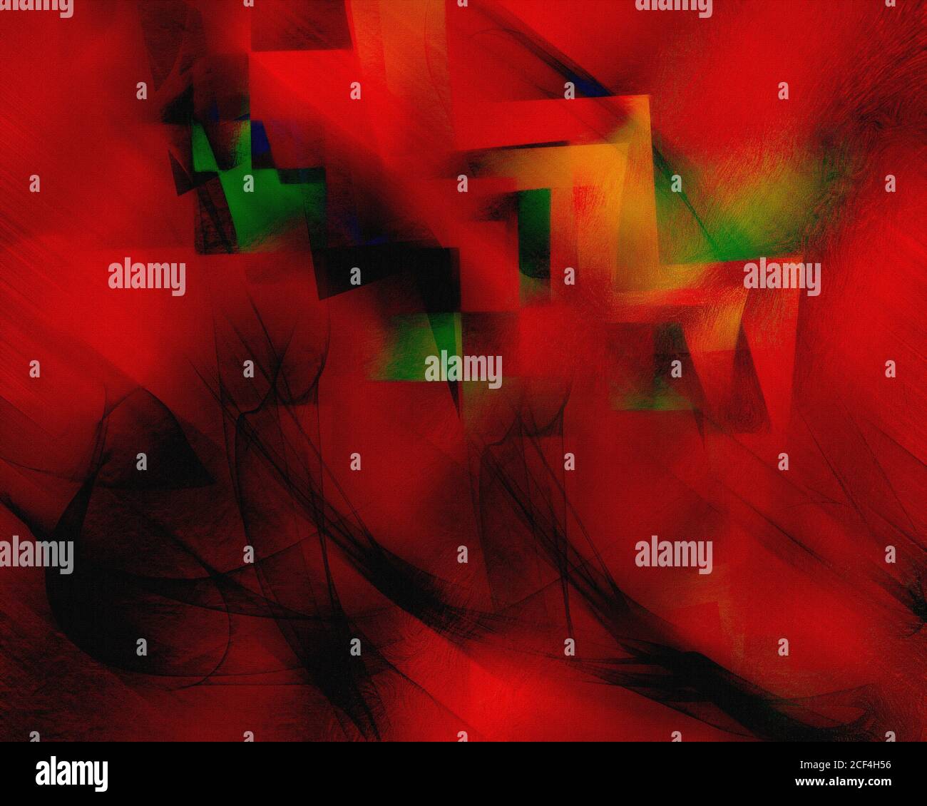 ART CONTEMPORAIN : perception visuelle 004 Banque D'Images