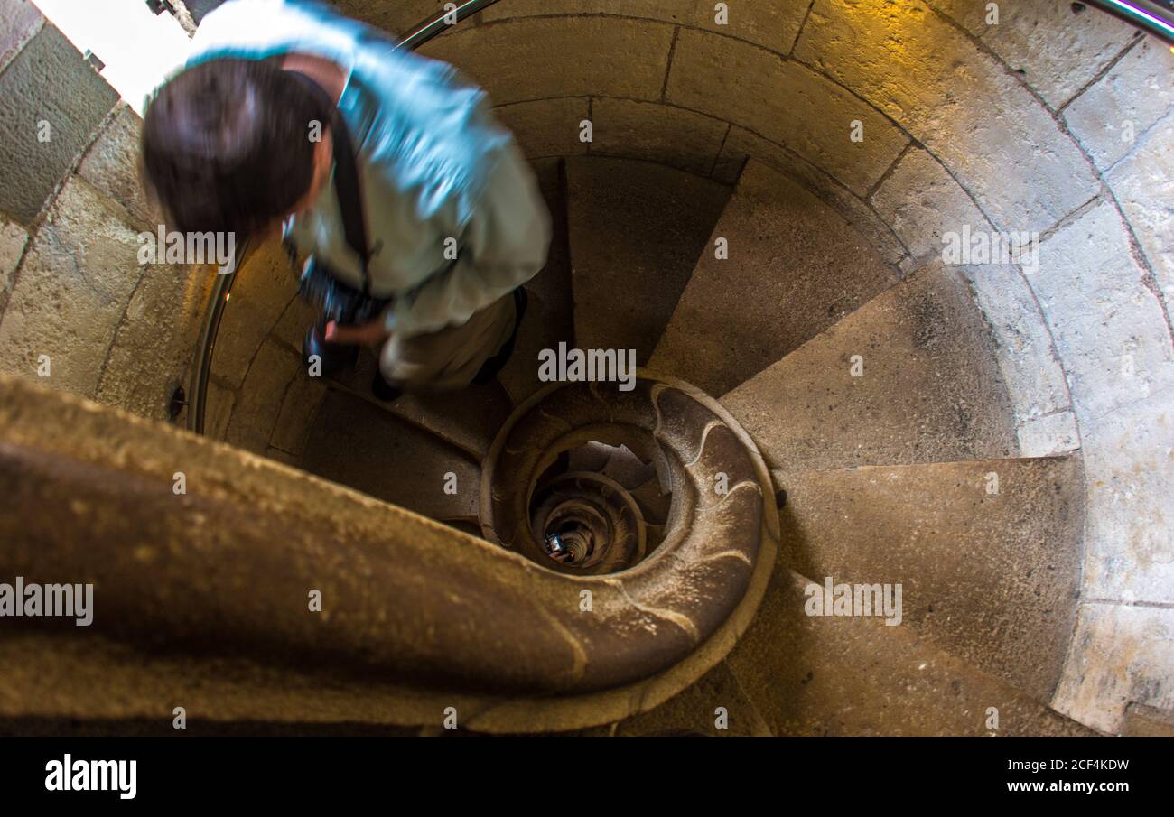 L'escalier en colimaçon de la Sagrada Família vous permet d'atteindre