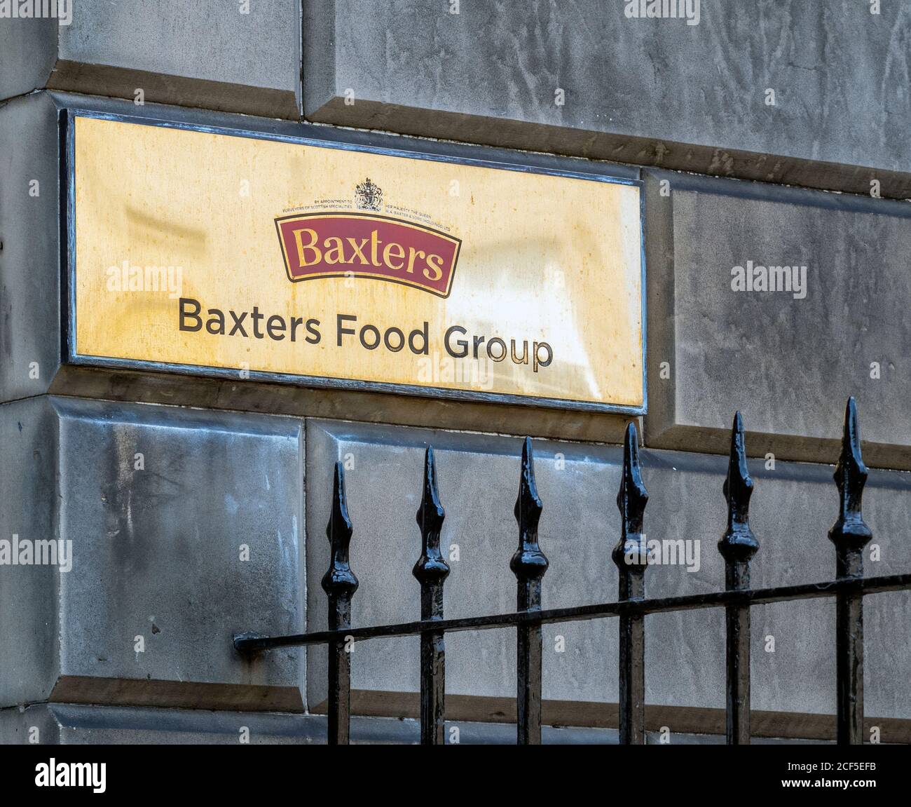 Siège social de Baxters Food Group, Charlotte Square, Édimbourg, Écosse, Royaume-Uni. Banque D'Images