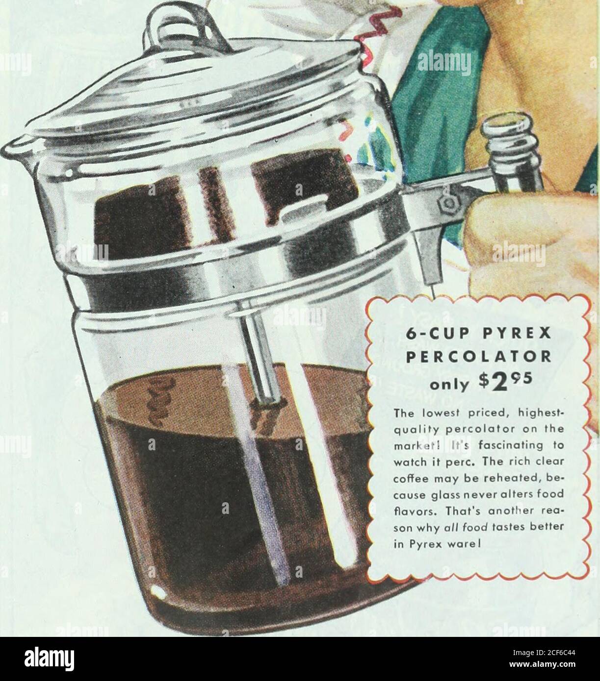 . Le journal de la maison des dames. IL N'Y A QU'UN SEUL PYREX ET SON FABRIQUÉ PAR CORNING GLASS WORKS Banque D'Images . Le journal de la maison des dames. IL N'Y A QU'UN SEUL PYREX ET SON FABRIQUÉ PAR CORNING GLASS WORKS Banque D'Images