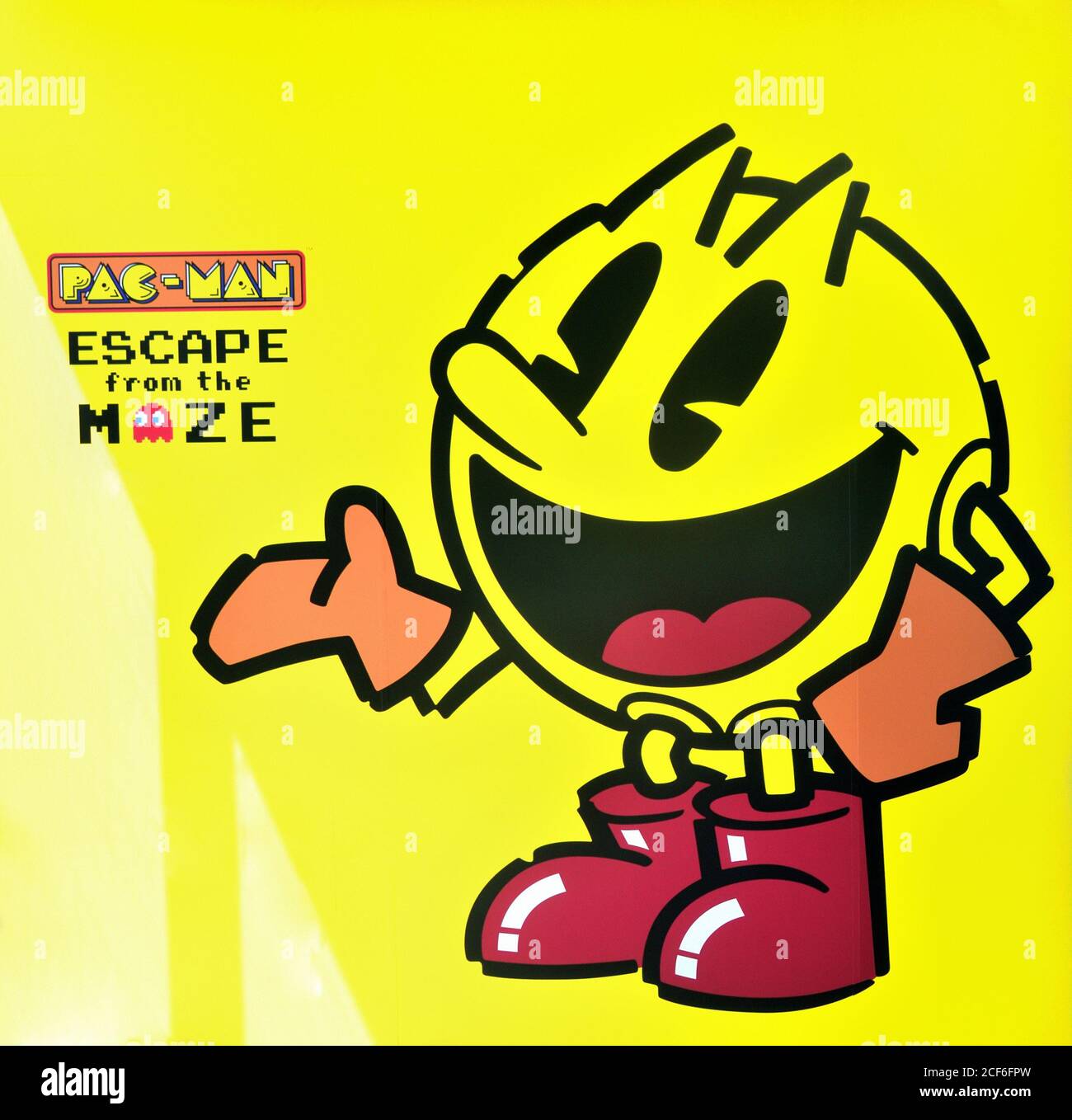 Personnage de jeu PAC Man Banque D'Images