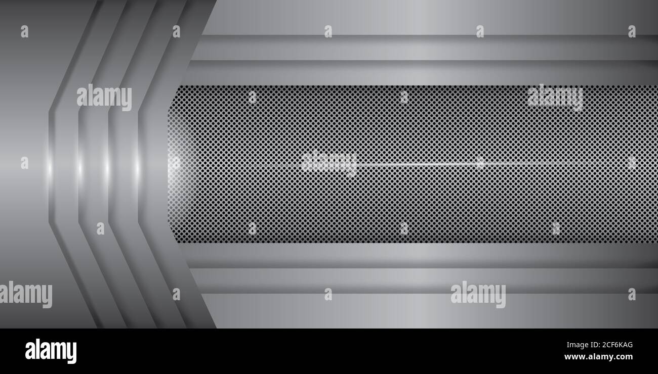 Fond métallique en acier inoxydable brillant Banque D'Images