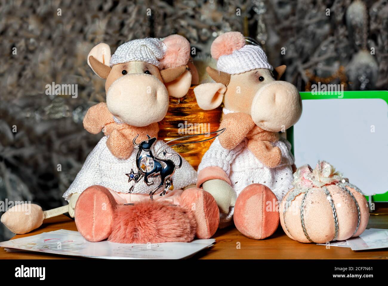 Taurus, symbole de la nouvelle année 2021. Banque D'Images