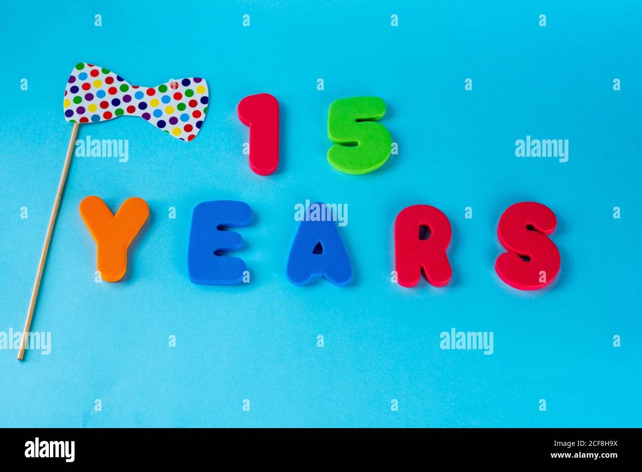 Happy Birthday Number 15 Greeting Banque D Image Et Photos Alamy