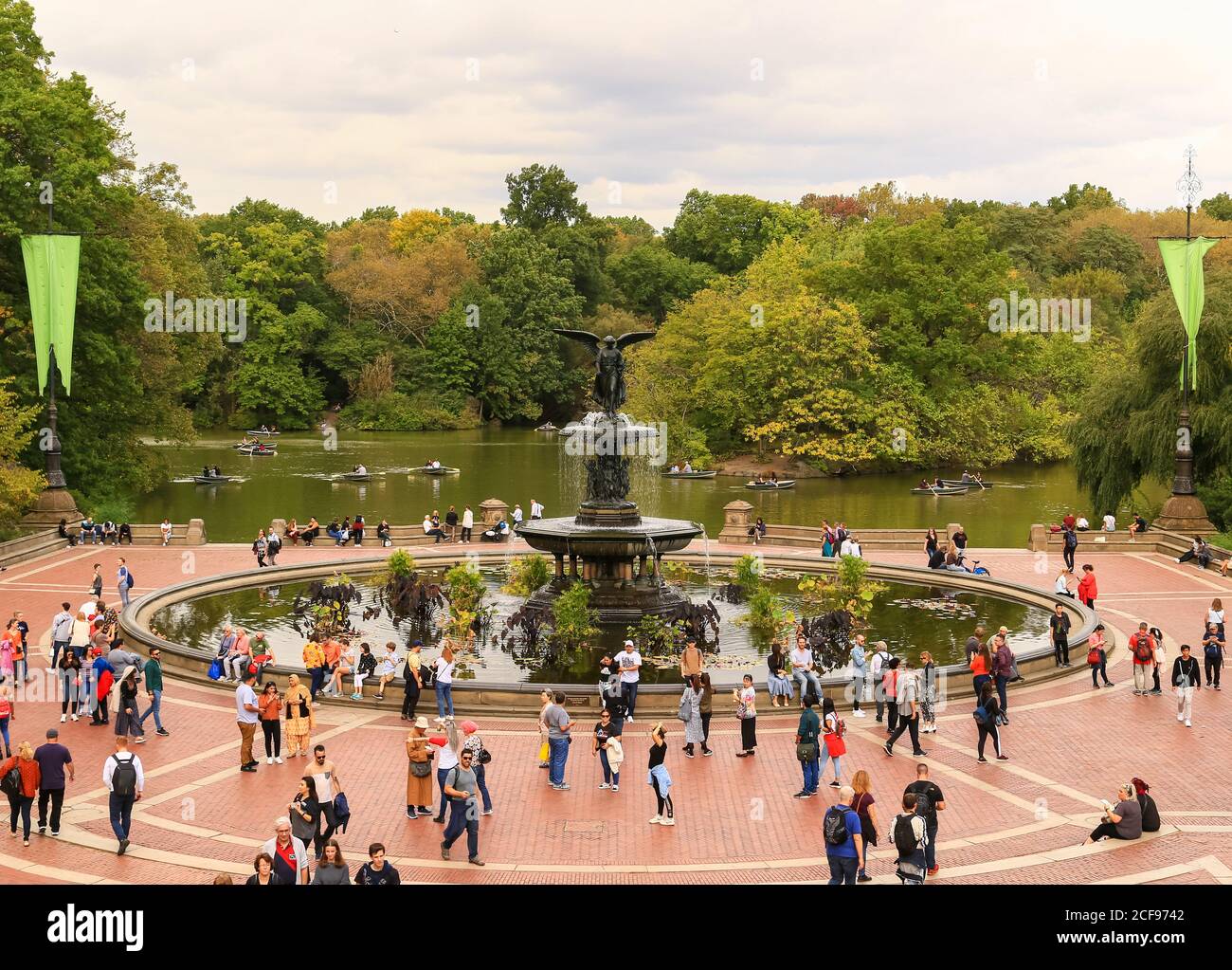 Bethesda Fountain New York Banque D Image Et Photos Alamy