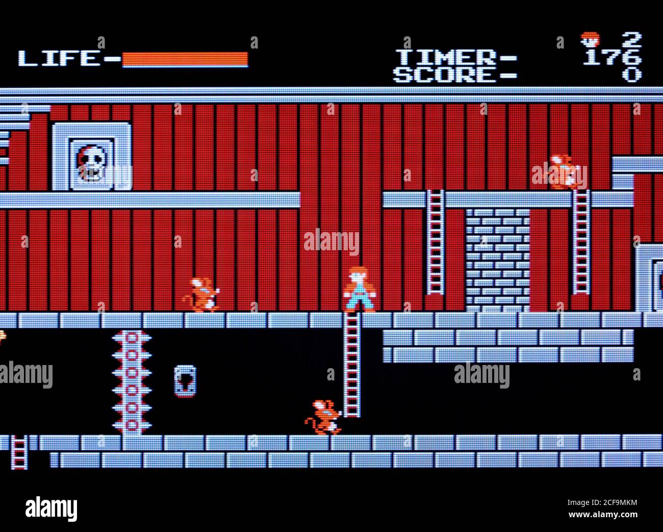 The Goonies - Nintendo Entertainment System - NES Videogame - Usage éditorial uniquement Banque D'Images