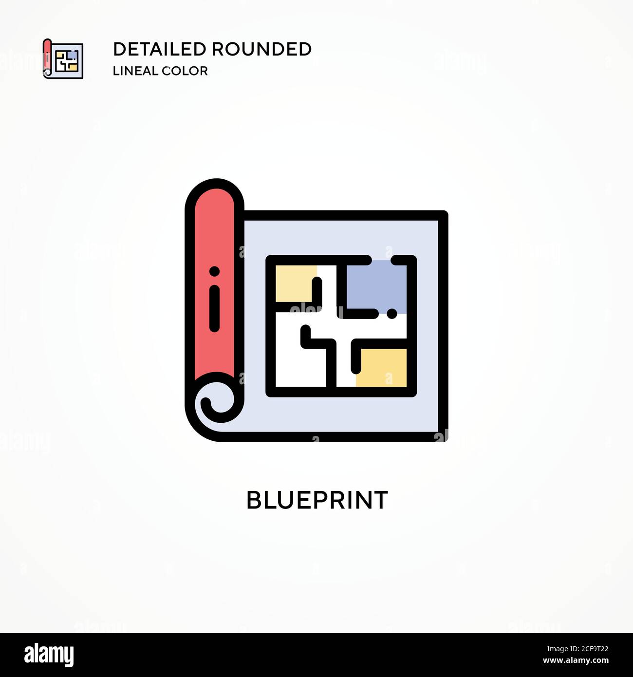 Icône de vecteur de photocalque. Concepts modernes d'illustration vectorielle. Facile à modifier et à personnaliser. Illustration de Vecteur