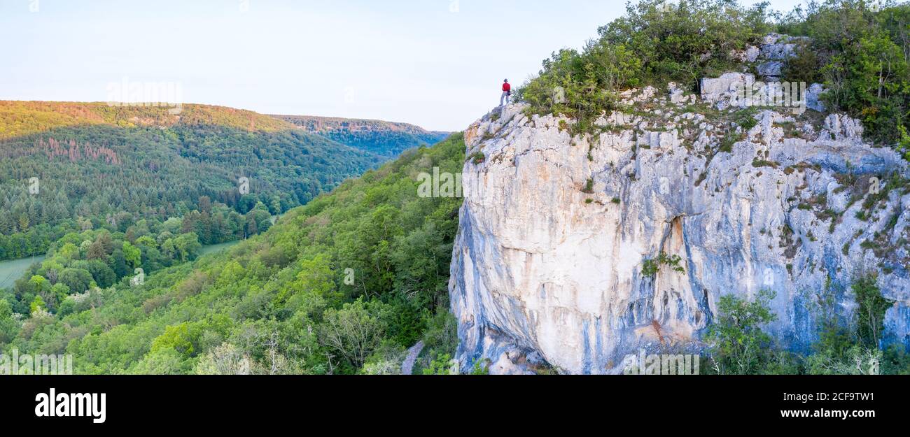 France, Côte d’Or, Réserve naturelle régionale de Val Suzon, Messigny et Vantoux, Foret Domaniale de Val Suzon (vue aérienne) // France, Côte d’Or (21), rés Banque D'Images France, Côte d’Or, Réserve naturelle régionale de Val Suzon, Messigny et Vantoux, Foret Domaniale de Val Suzon (vue aérienne) // France, Côte d’Or (21), rés Banque D'Images