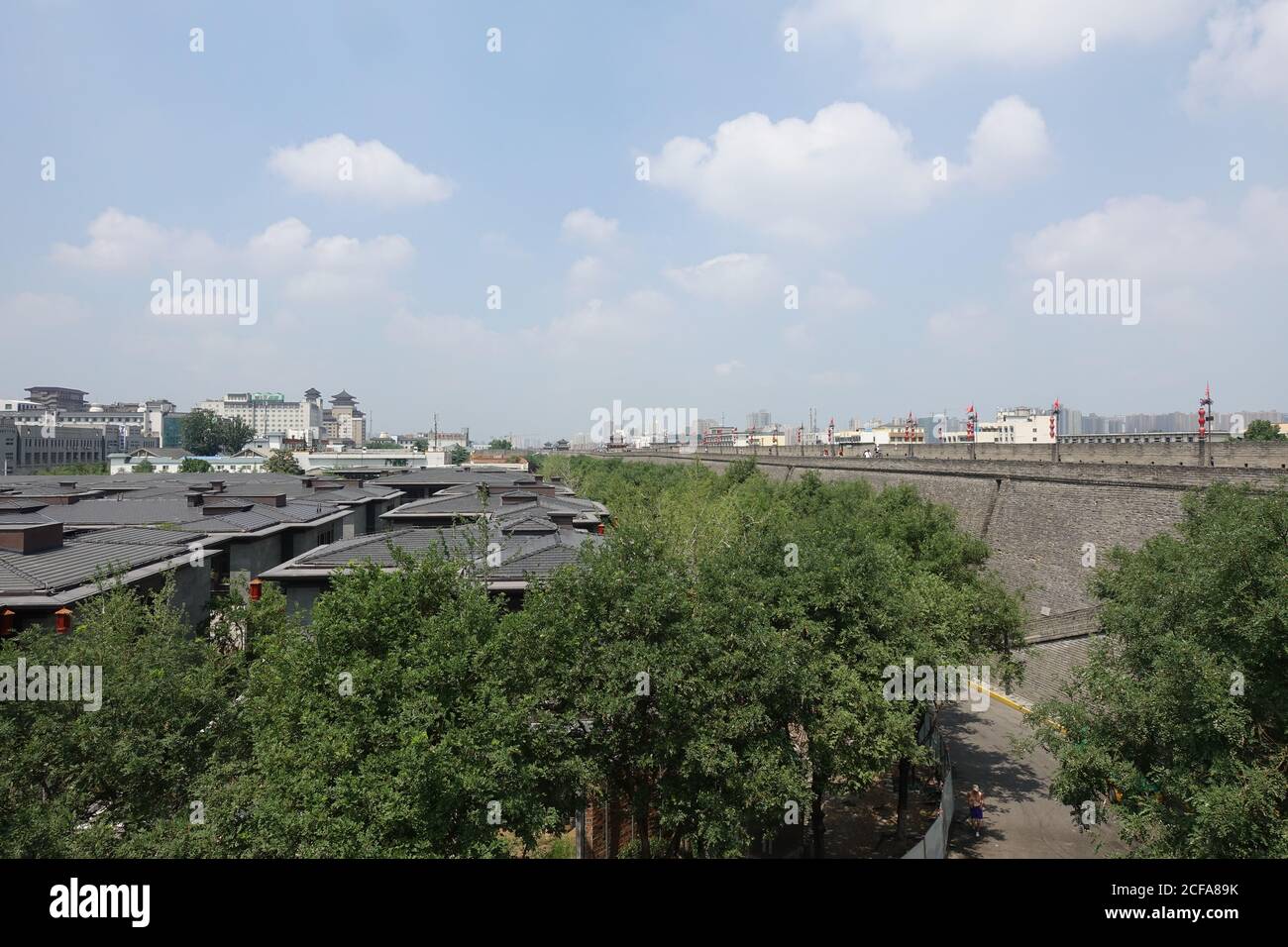 Murs de la ville de Xian Banque D'Images