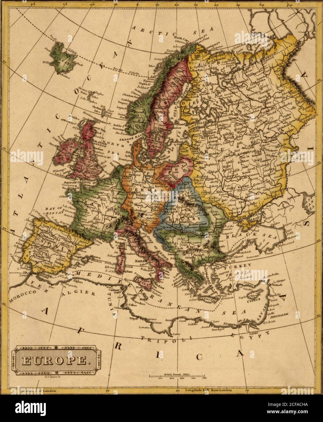 Europe-1817 Banque D'Images