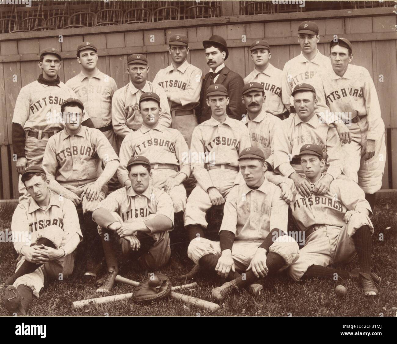 L'équipe de baseball de la Ligue nationale de Pittsburgh Banque D'Images