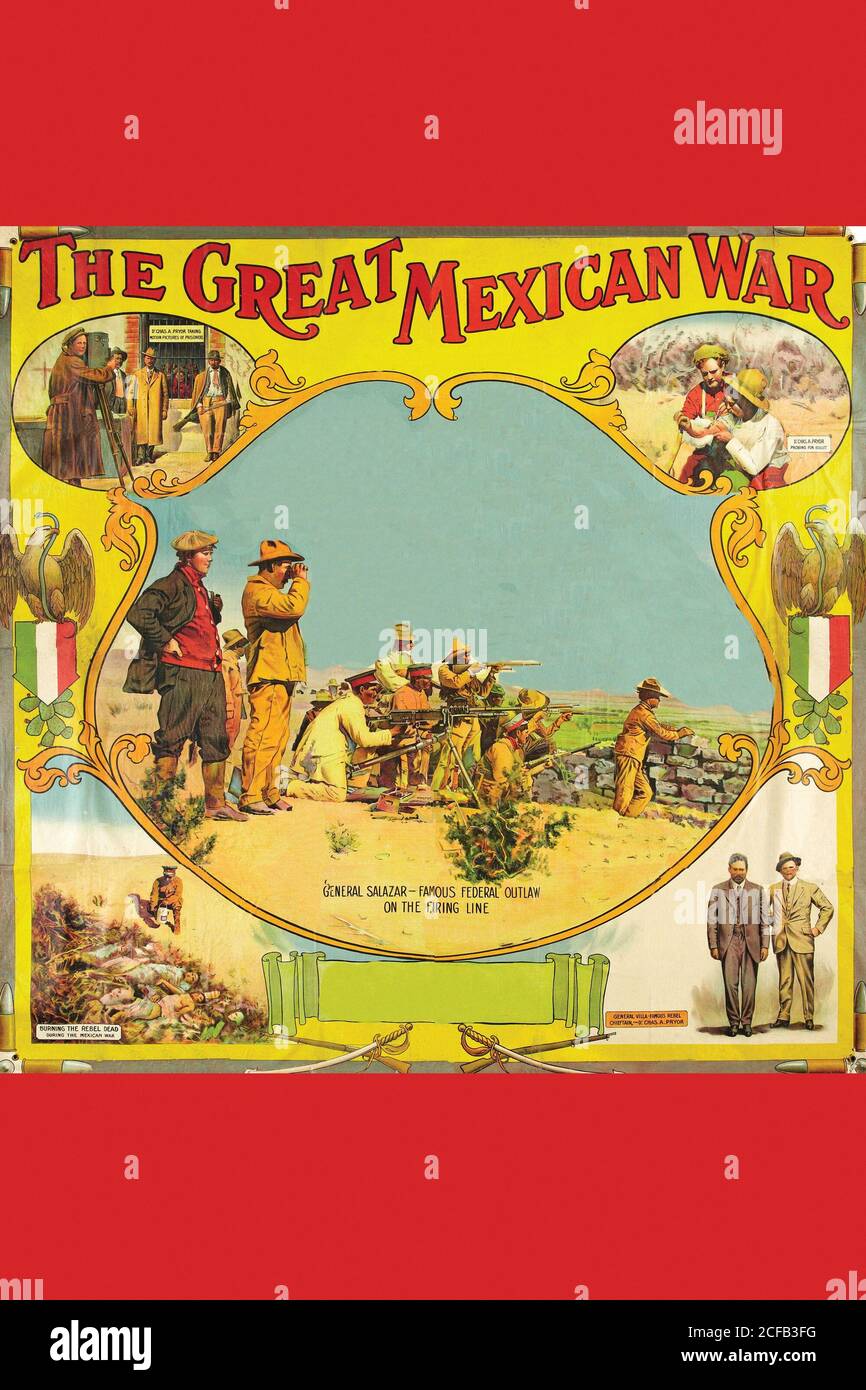 Grande guerre mexicaine Banque D'Images