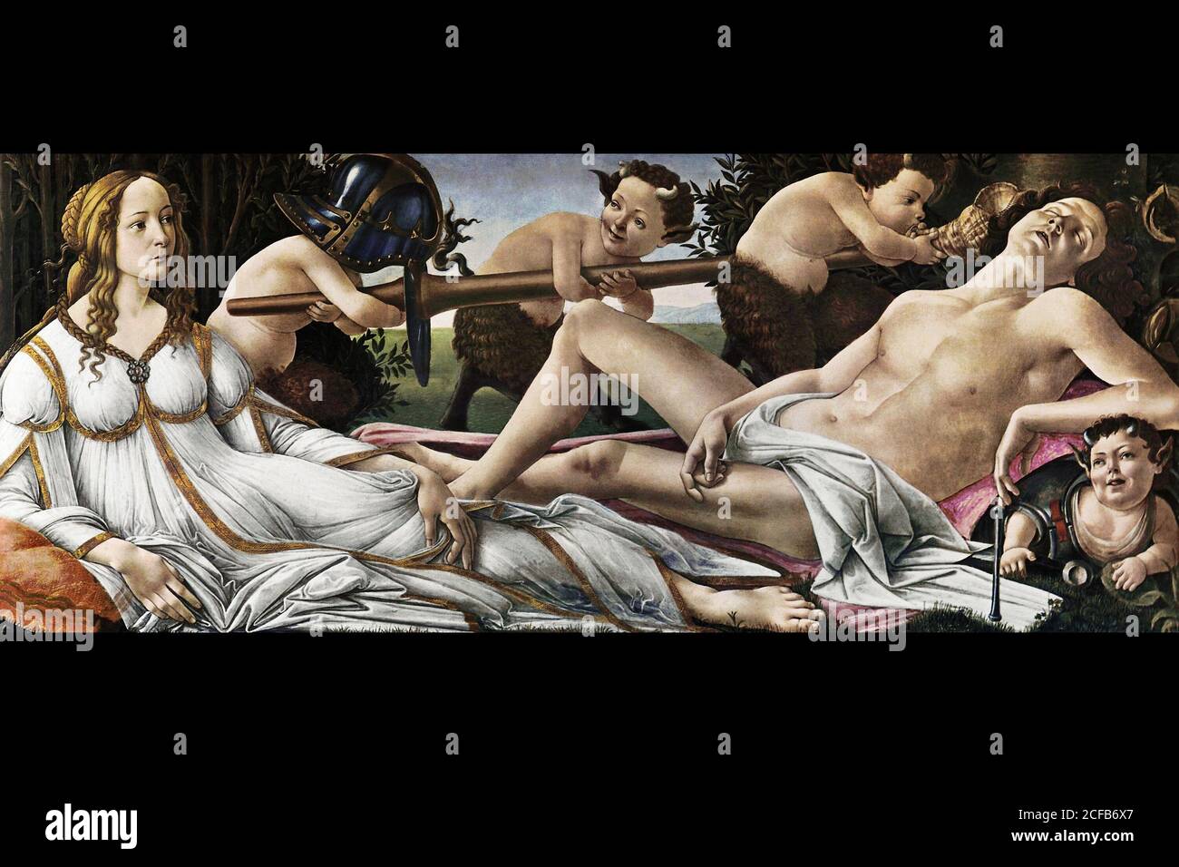 Vénus et Mars Banque D'Images