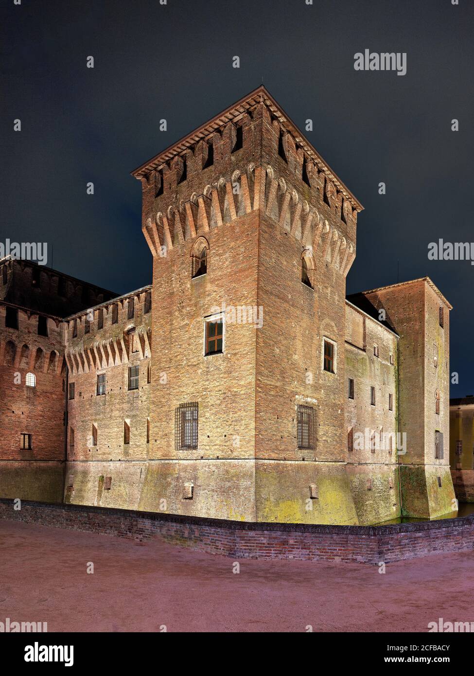 Château de Saint-Georges (Castello di San Giorgio), Mantoue (Mantova), province de Mantoue, Lombardie, Italie, site du patrimoine mondial de l'UNESCO, Renaissance Banque D'Images