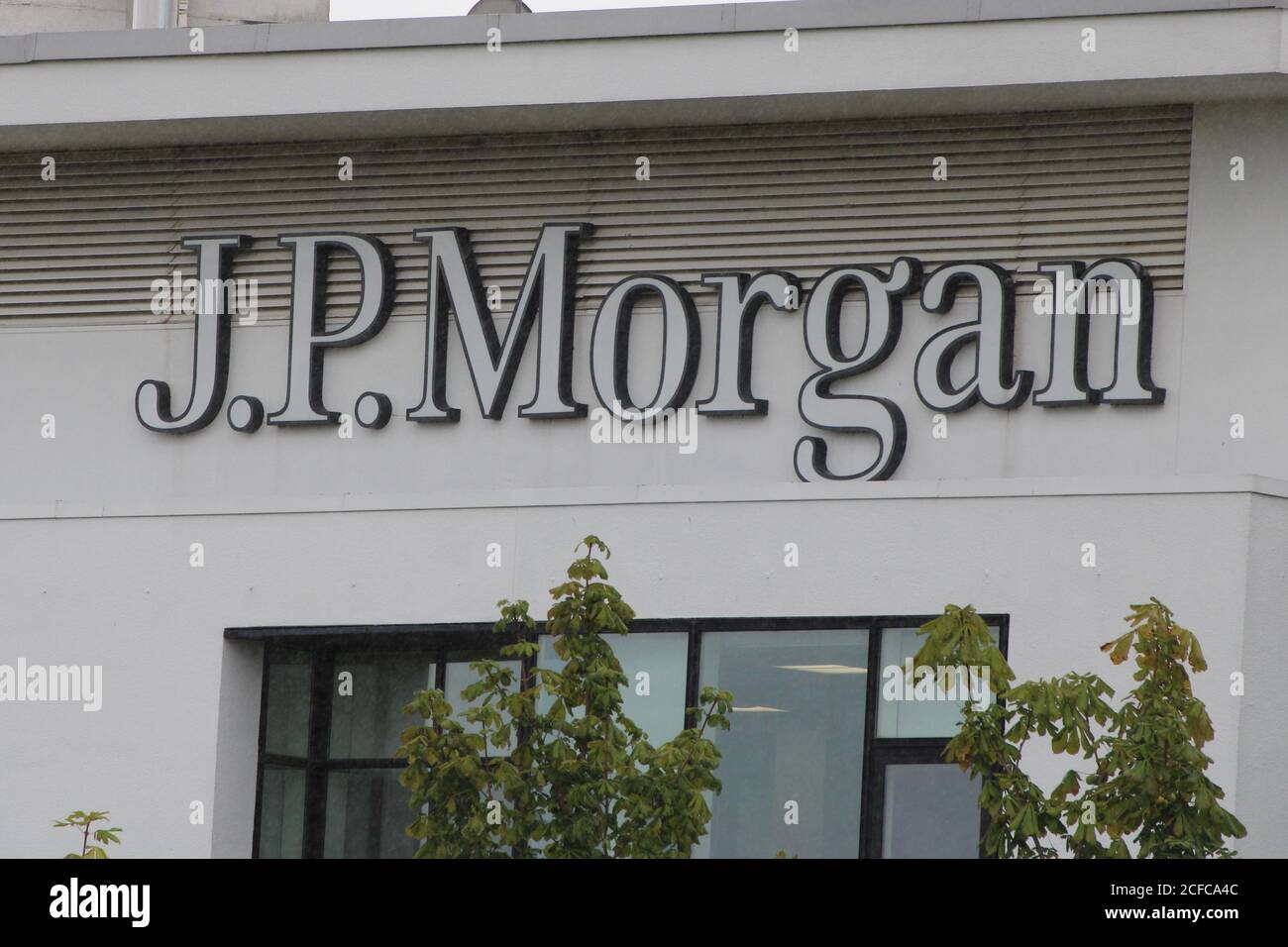 Siège social de J.P.Morgan à Édimbourg Banque D'Images