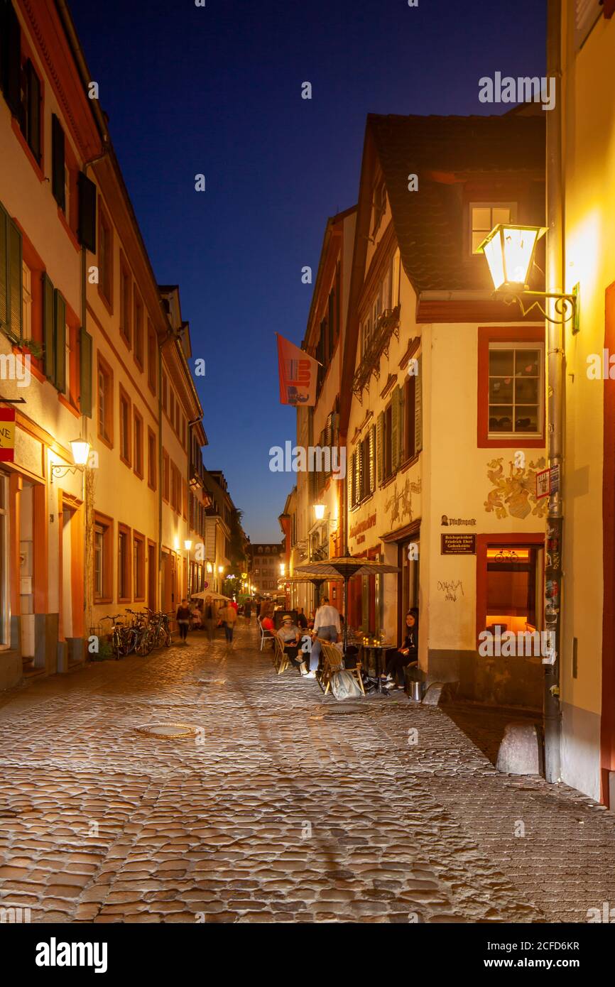 Untere Steingasse dans la vieille ville, Heidelberg, Bade-Wurtemberg, Allemagne, Europe Banque D'Images