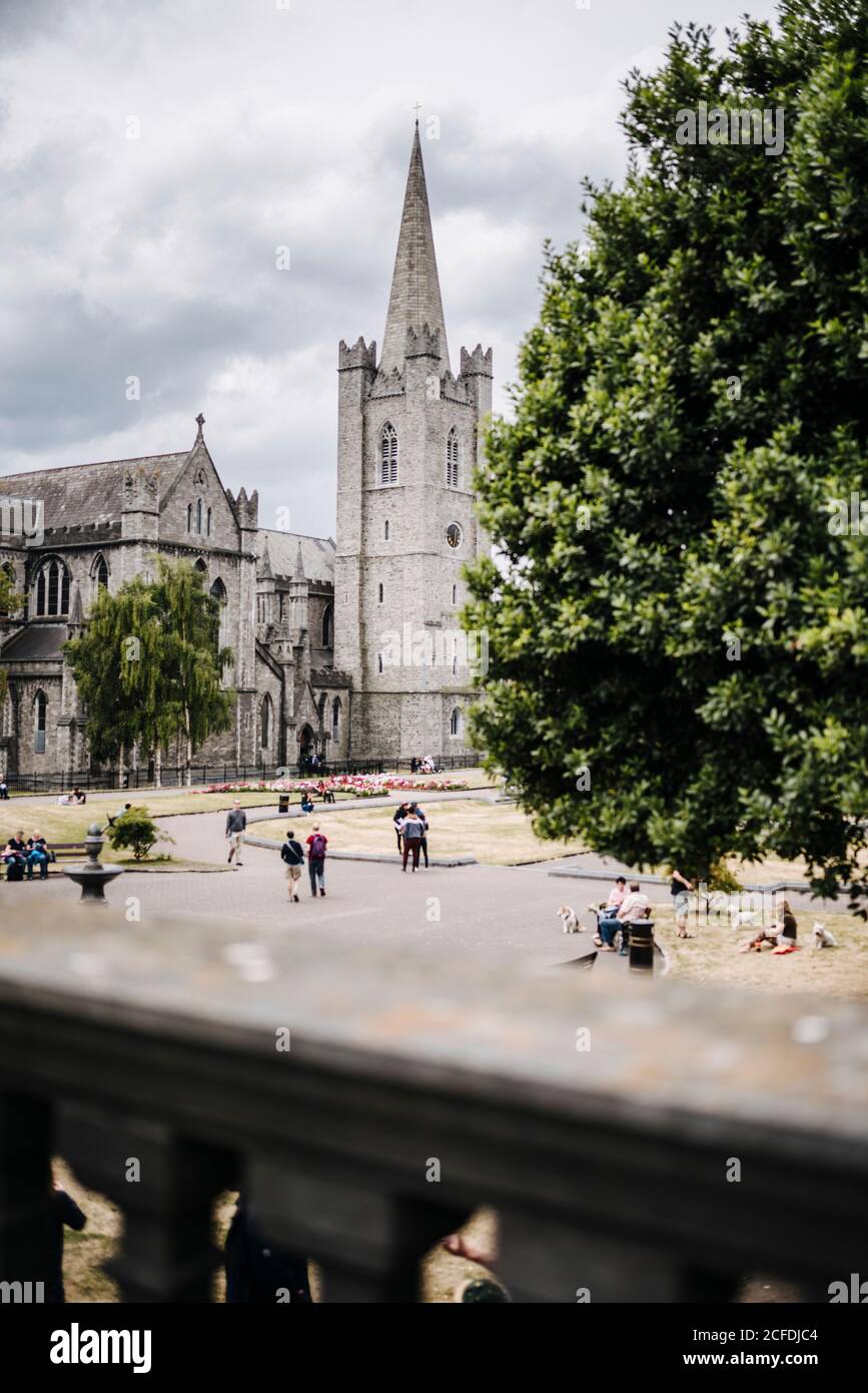 La Cathédrale St Patrick, Dublin, Irlande Banque D'Images