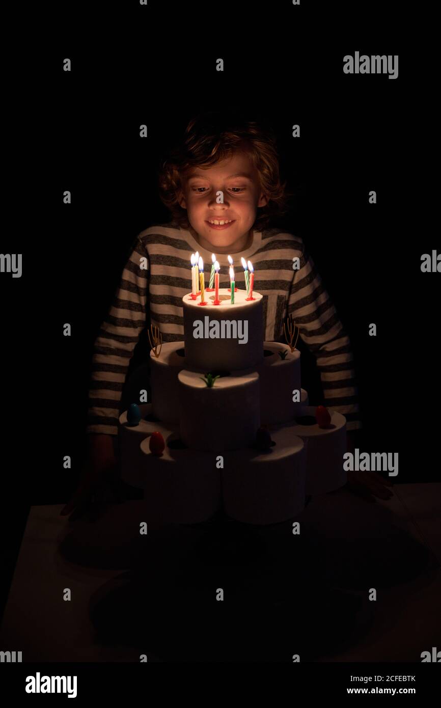 Garcon Blond Soufflant Les Bougies Sur Son Papier Toilette Gateau D Anniversaire Photo Stock Alamy Garcon Blond Soufflant Les Bougies Sur Son Papier Toilette Gateau D Anniversaire Photo Stock Alamy