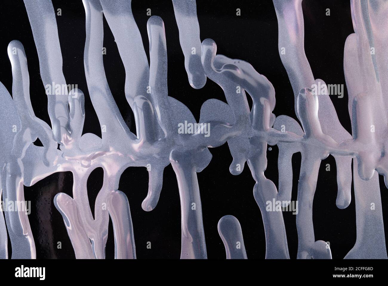 Éclaboussures de peinture au néon Banque D'Images