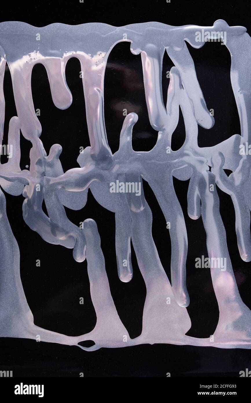 Éclaboussures de peinture au néon Banque D'Images