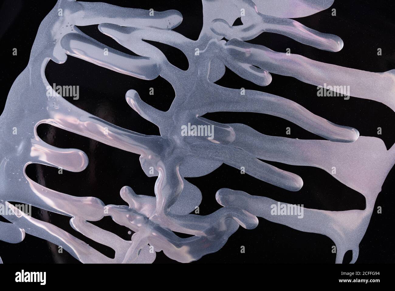 Éclaboussures de peinture au néon Banque D'Images