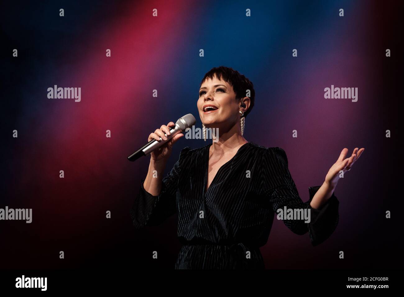 Berne, Suisse. 04e septembre 2020. La chanteuse suisse Francine Jordi donne un concert à Bierhübeli à Berne. (Photo Credit: Gonzales photo/Tilman Jentzsch/Alay Live News Banque D'Images