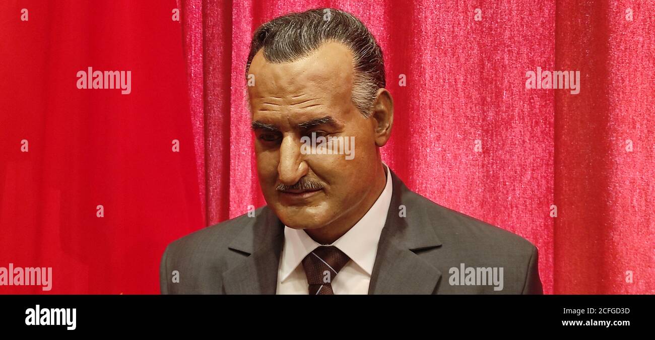 Poupée Gamal Abdel Nasser Vox Banque D'Images