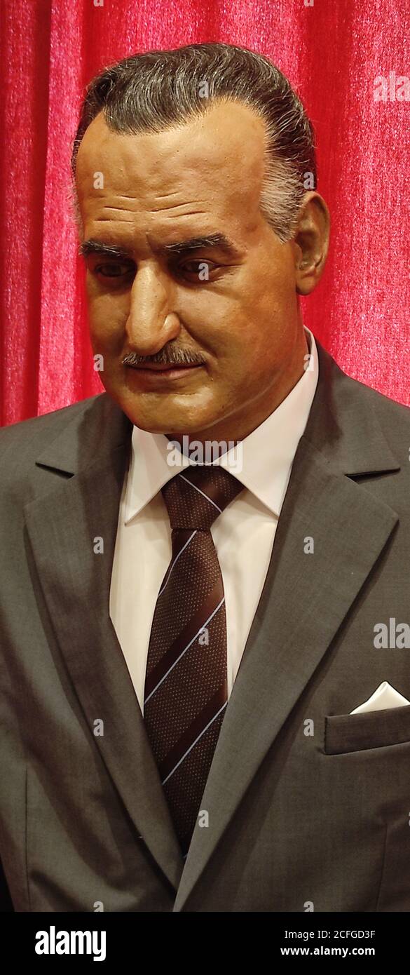 Poupée Gamal Abdel Nasser Vox Banque D'Images