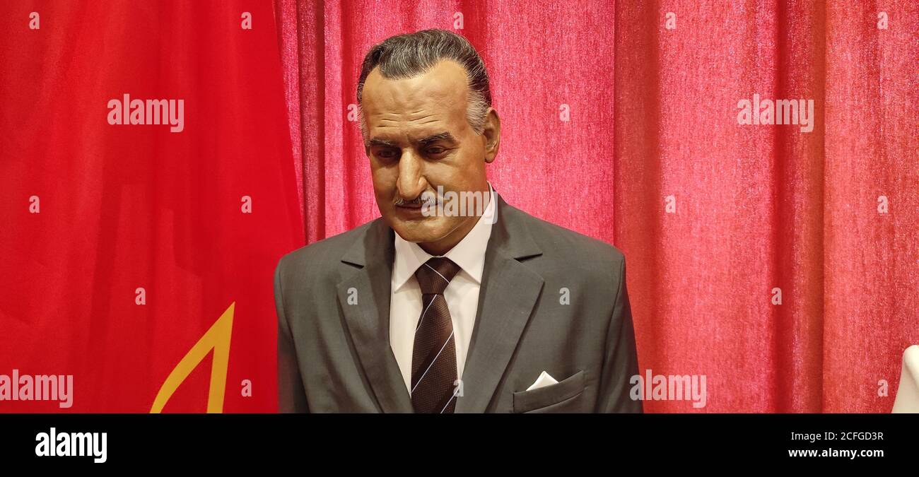 Poupée Gamal Abdel Nasser Vox Banque D'Images