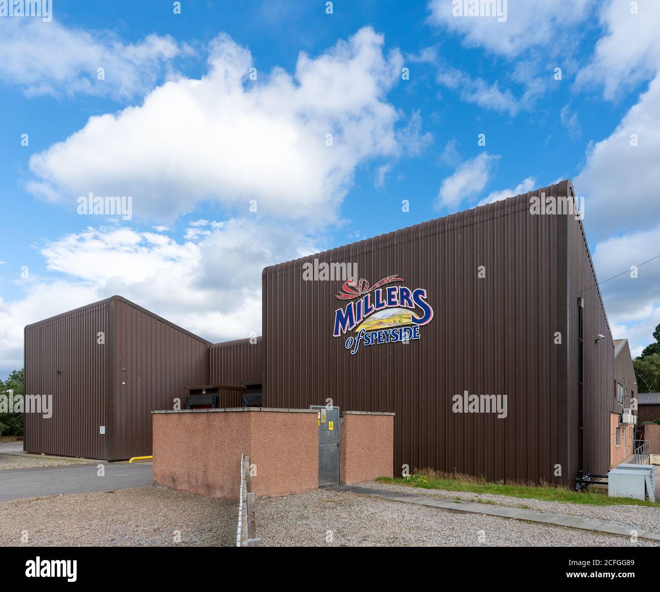 4 septembre 2020. Meuniers de Speyside, Strathspey Industrial Estate, Grantown-on-Spey, Highlands, Écosse, Royaume-Uni, PH26 3NB. C'est l'abbat à grande échelle Banque D'Images