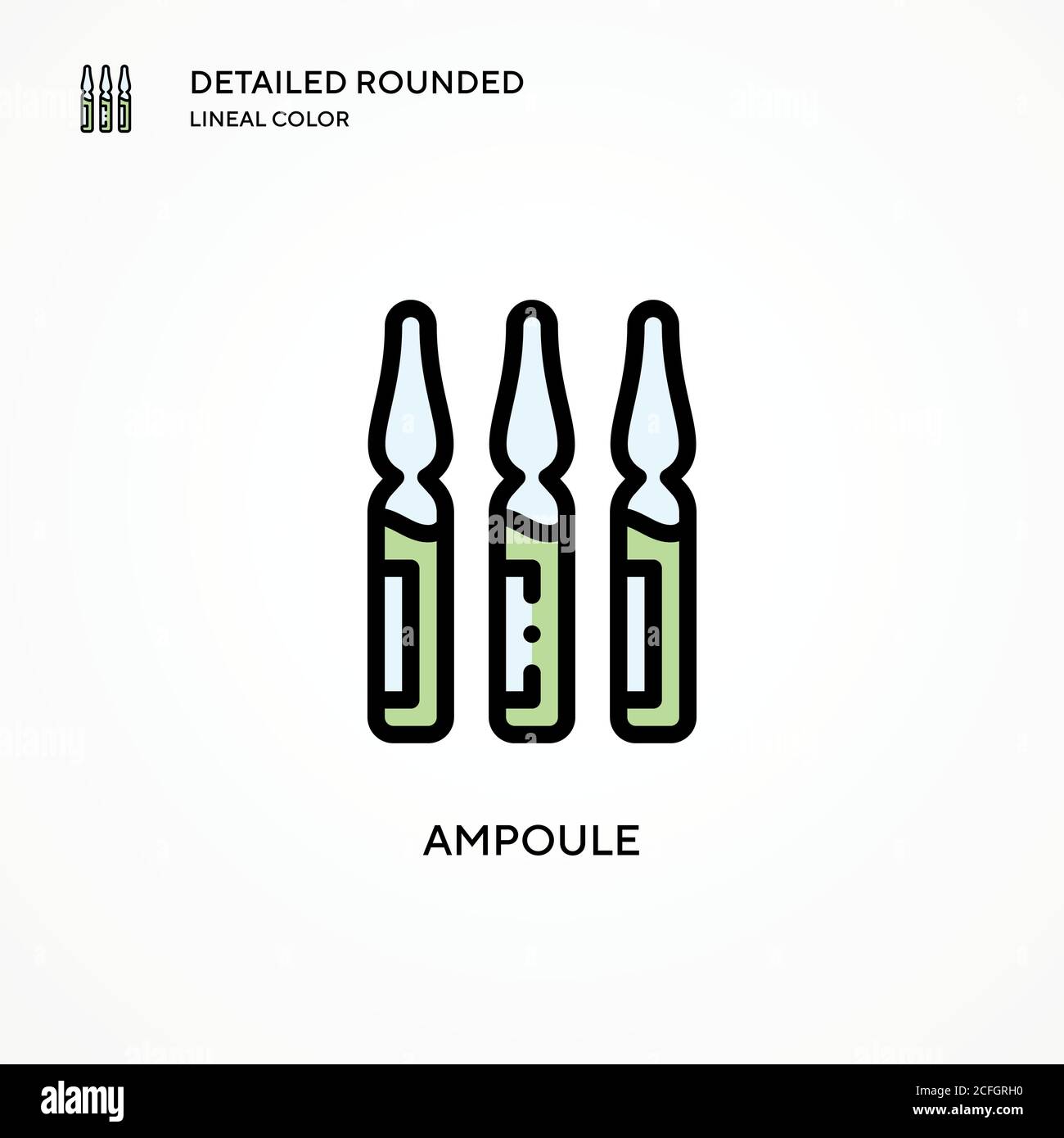 Icône de vecteur d'ampoule. Concepts modernes d'illustration vectorielle. Facile à modifier et à personnaliser. Illustration de Vecteur