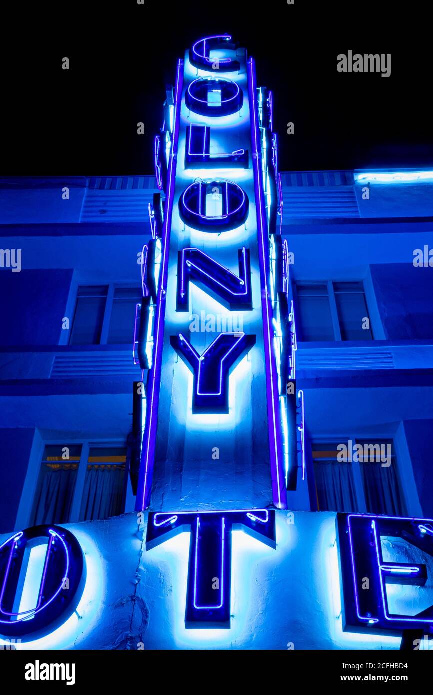 Les lumières étonnantes de Deco Drive Banque D'Images