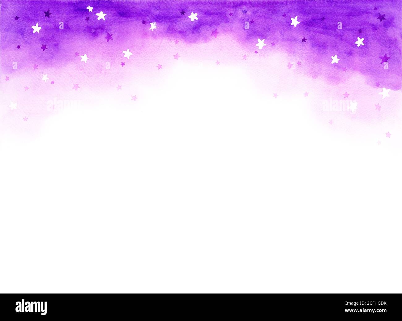 résumé fond violet en galaxie concept. aquarelle peinture à la main illustration. Élément de conception pour papier peint, emballage, bannière, affiche, prospectus. Banque D'Images