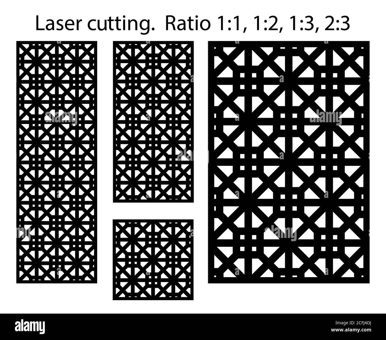 Découpe au laser. Panneau vectoriel décoratif Arabesque. Modèle pour cloison intérieure en style arabe. Conception de découpe au laser Illustration de Vecteur Découpe au laser. Panneau vectoriel décoratif Arabesque. Modèle pour cloison intérieure en style arabe. Conception de découpe au laser Illustration de Vecteur