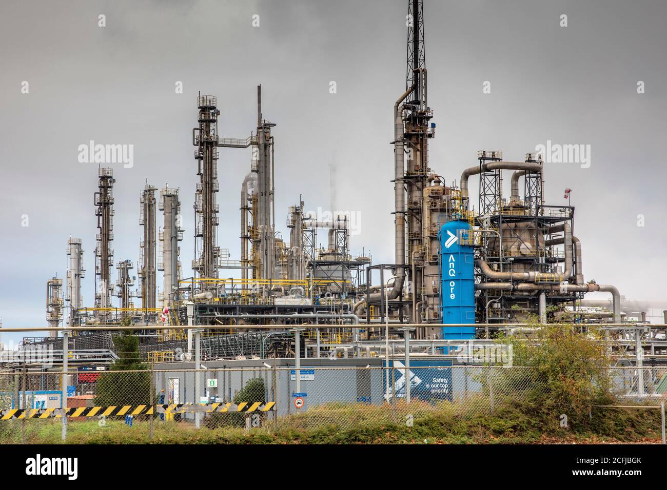 Pays-Bas, Geleen, Lindenheuvel, zone industrielle Chemelot, usine chimique Angore, appartenant à DSM et fonds d'investissement, fabrication de matières premières Banque D'Images