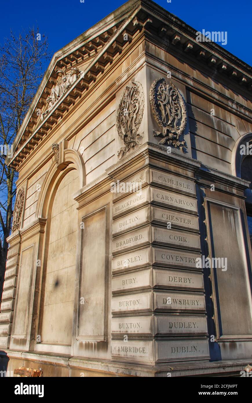 Euston est un terminus ferroviaire principal dans le centre de Londres Banque D'Images