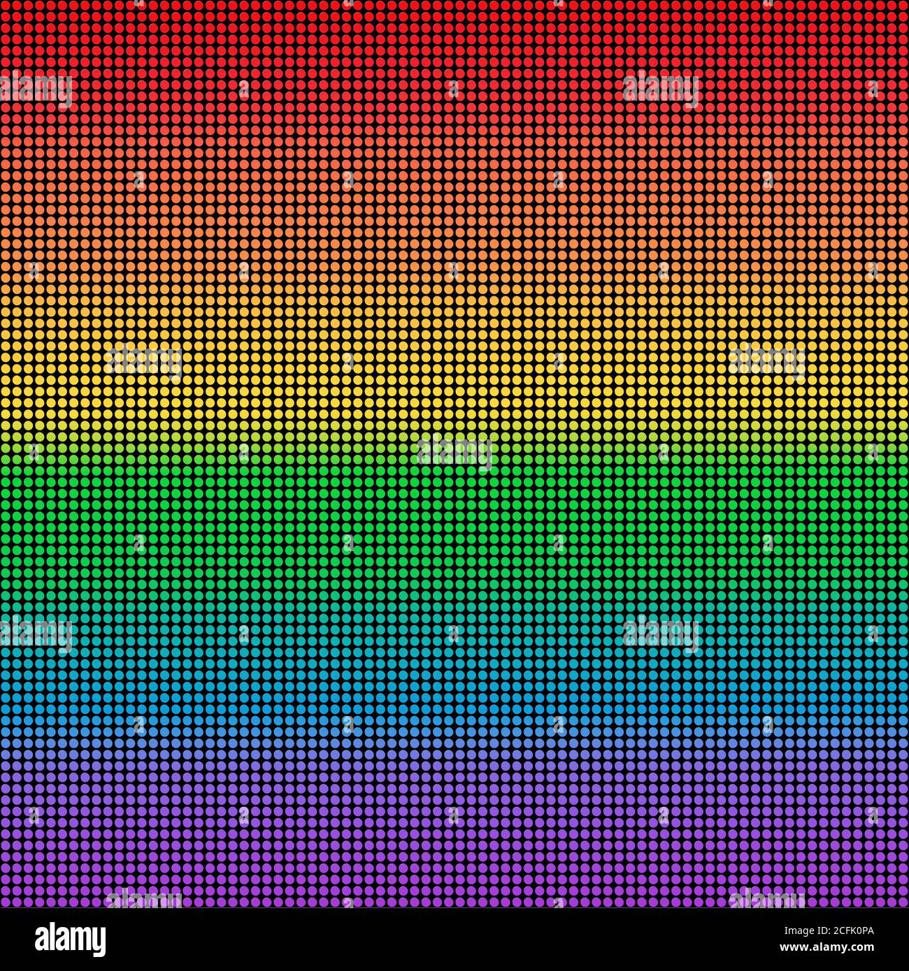 Cercle avec arc-en-ciel, LGBT Banque D'Images