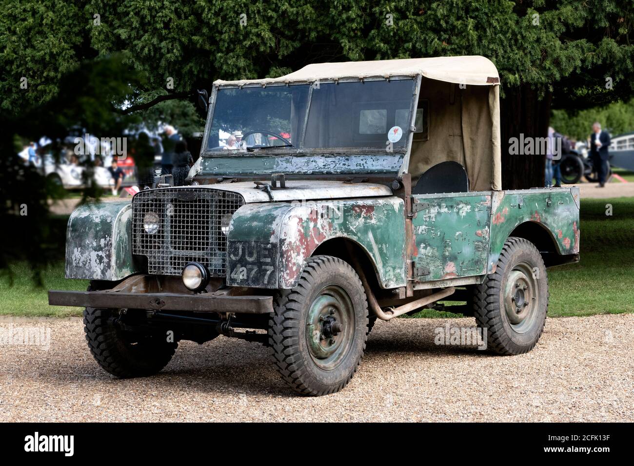 1948 Land Rover 001 au Hampton court Concours 2020 Banque D'Images