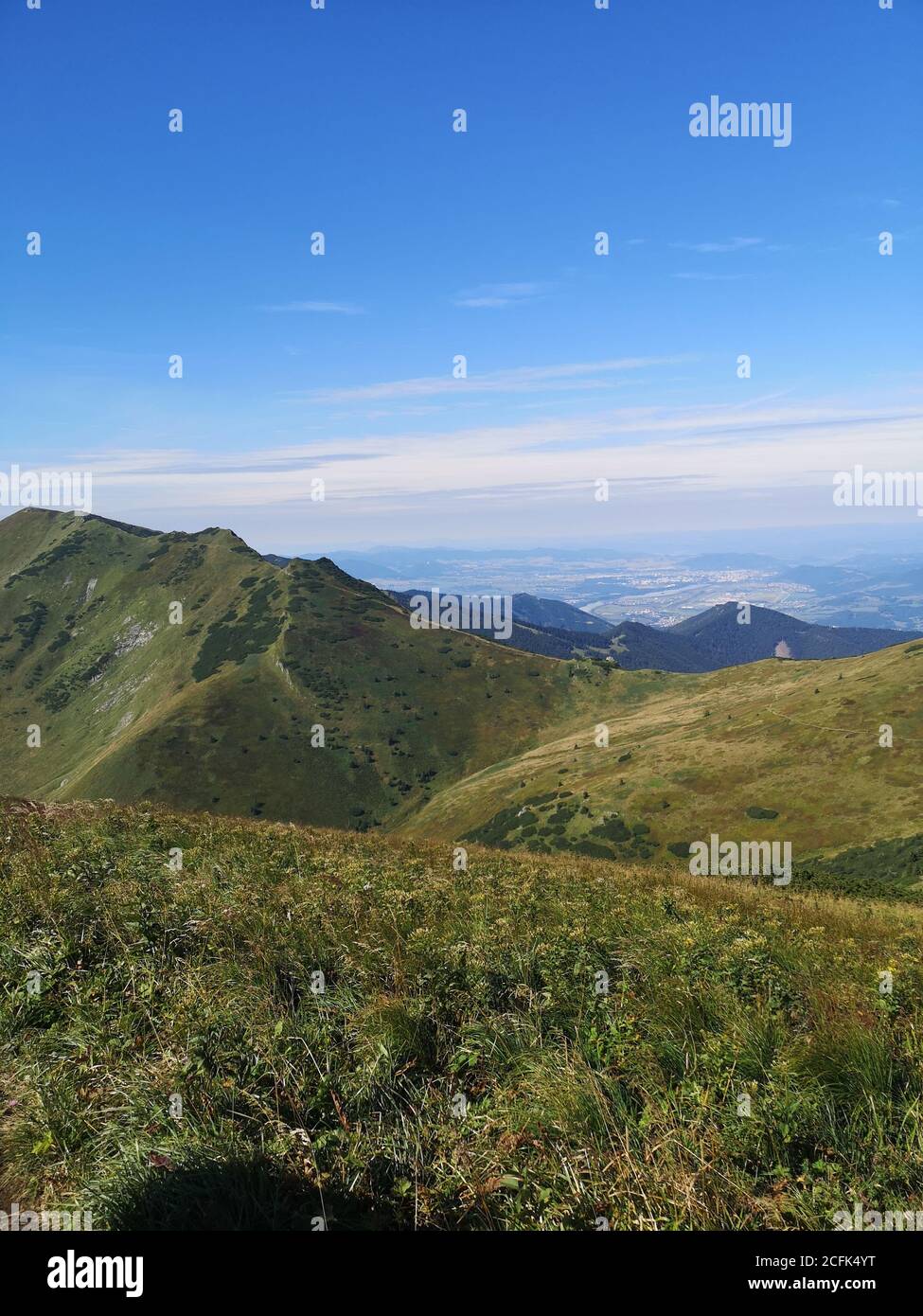 Paysage de montagne, Mala Fatra, Slovaquie Banque D'Images